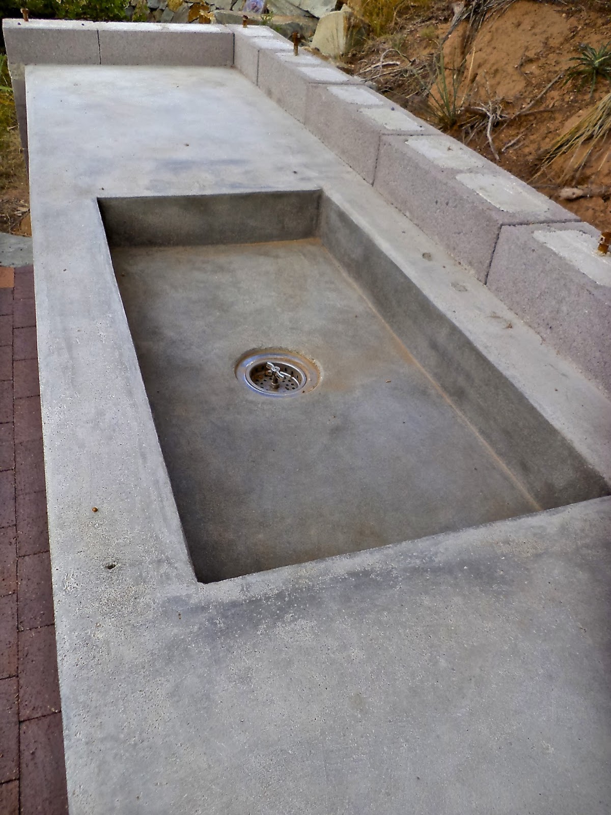 Alt. Build Blog Building An Outdoor Kitchen 1 Concrete Sink And