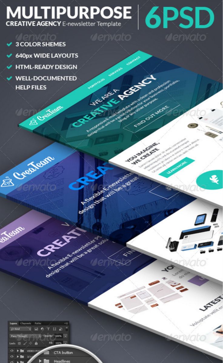 creative newsletter template