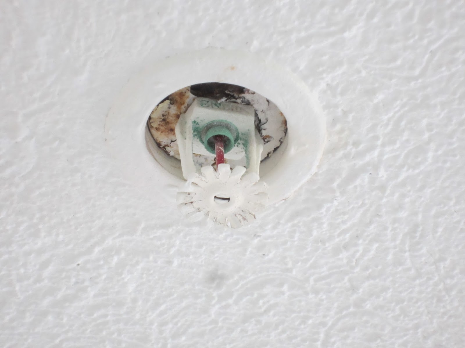 Fire Protection Deficiencies Corroded Fire Sprinkler Heads