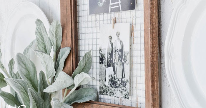 DIY Framed Chalkboard from An Old Picture Frame - Ideas for the Home