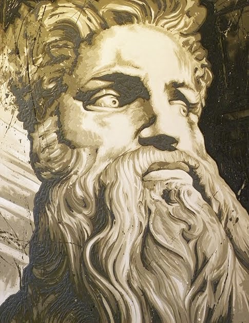 Dal Mosè di Michelangelo 100x130 2015  (venduto)