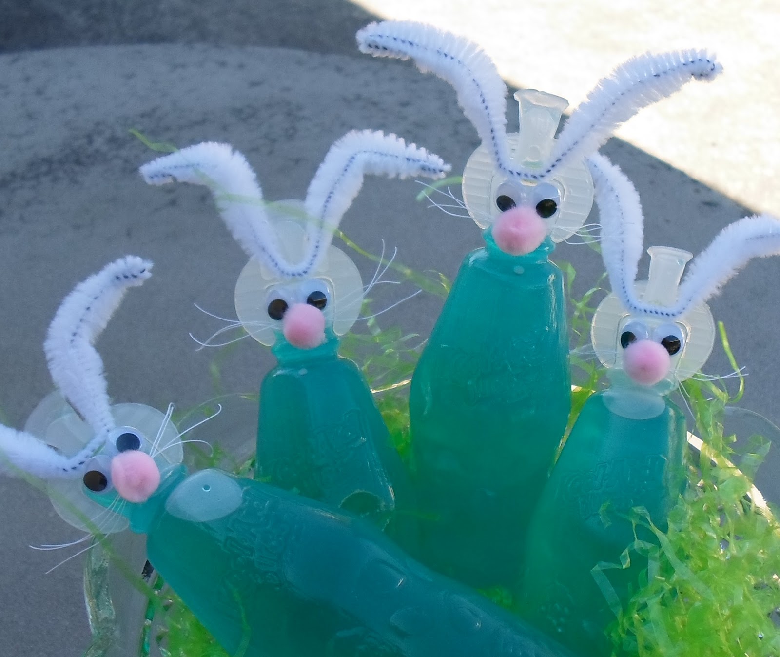 Happier Than A Pig In Mud Bunny Bottles for the Basket