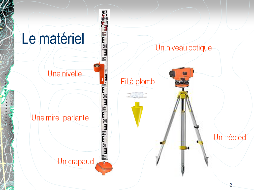 BTSTopographie: La mise en station d'un appareil niveau