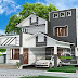 1714 sq-ft modern mixed roof villa