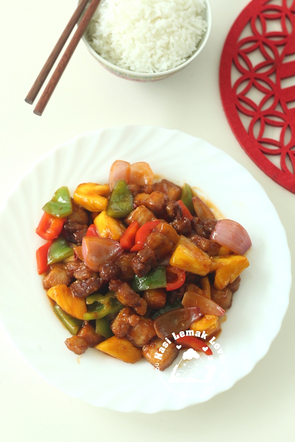 Nasi Lemak Lover Sweet and Sour Pork 咕嚕肉
