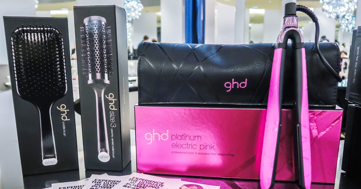 Pen My Blog GHD Platinum Pink Styler Brushes