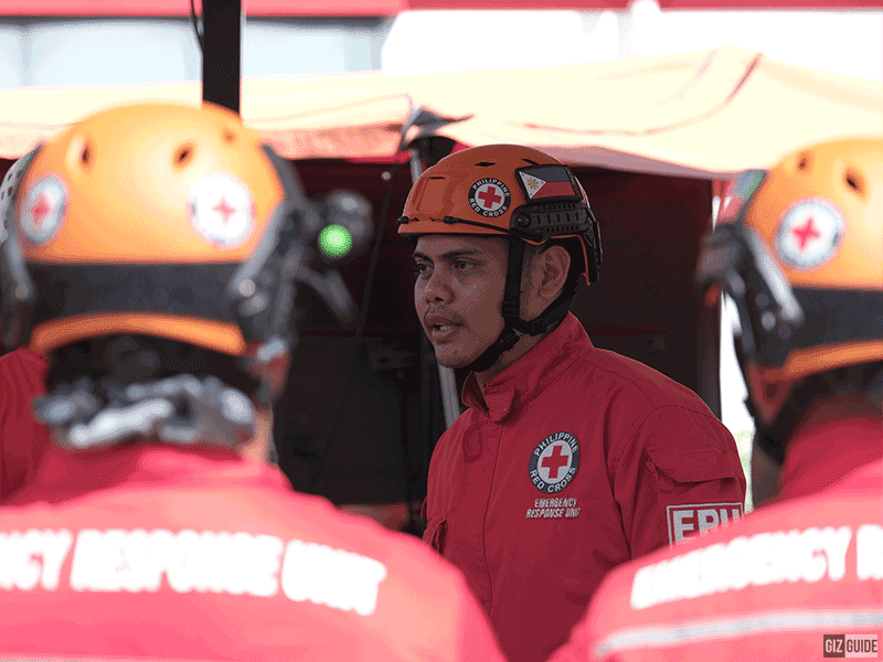 The Philippine Red Cross Response team! The Philippine Red Cross Response team!