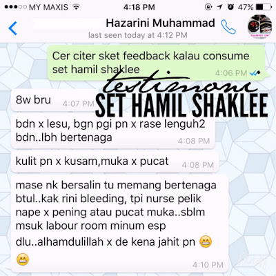 Image result for testimoni set hamil shaklee