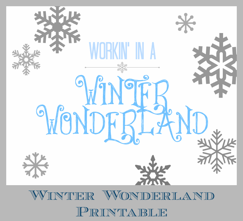 Spool And Spoon Winter Wonderland Printable Spool And Spoon Winter Wonderland Printable