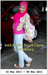 GA | Sakinah boutique 1st Giveaway