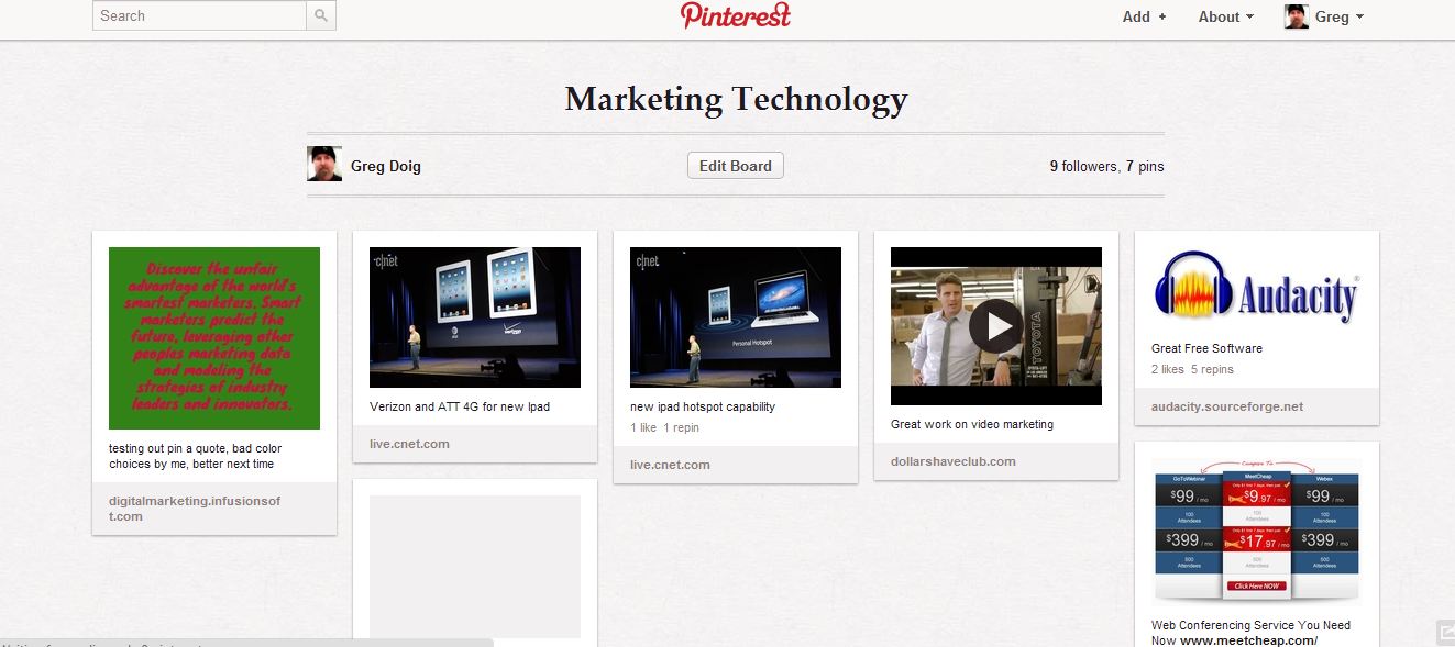 Pinterest Board Names
