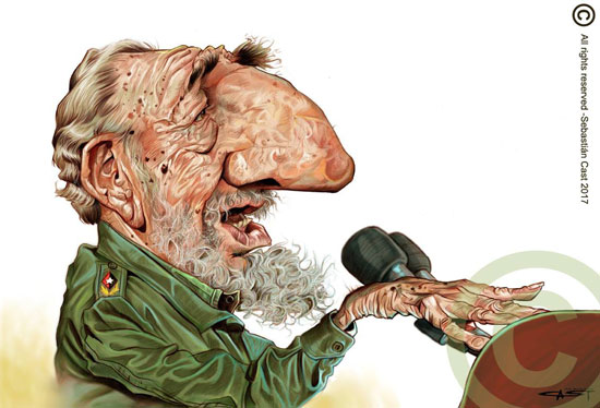 Fidel Castro by Sebastián Cast