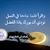 واقرأ فلما جاءها في النمل نودي أن بورك ياذا الفضل واقرأ فلما جاءها في النمل نودي أن بورك ياذا الفضل