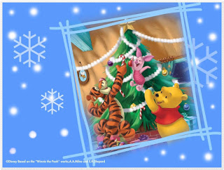 Navidad de Winnie the Pooh: Marcos, Tarjetas o Invitaciones para Descargar Gratis. Navidad de Winnie the Pooh: Marcos, Tarjetas o Invitaciones para Descargar Gratis.