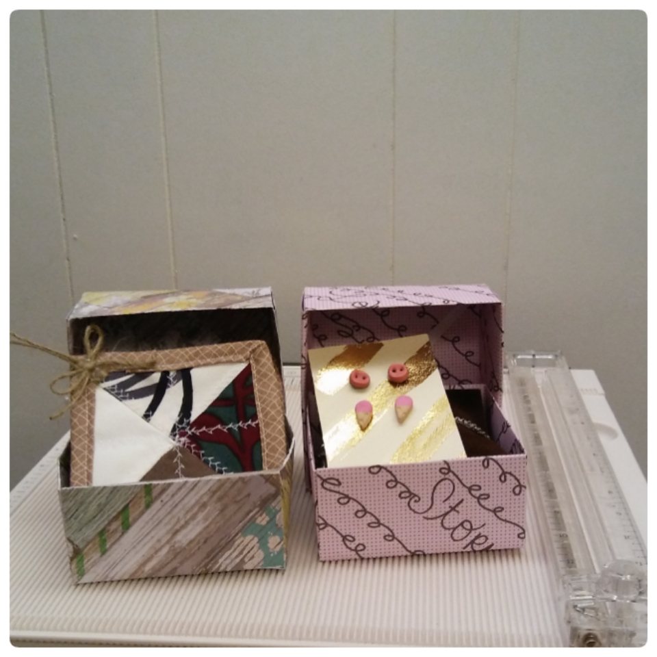 Look What Rachel Made!: Square Card Stock Gift Box