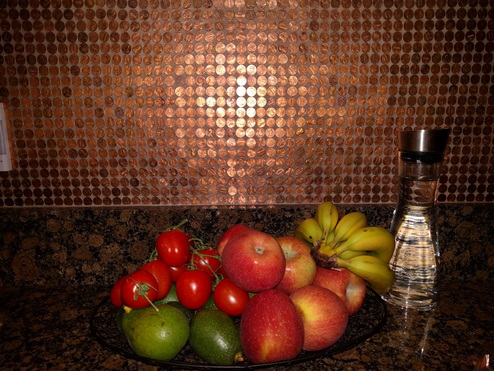 Diy Penny Backsplash
