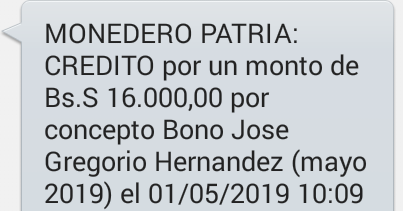 Aviso Oficial Pago Bono José Gregorio Hernández Mayo 2019 ( personas con discapacidad) Aviso Oficial Pago Bono José Gregorio Hernández Mayo 2019 ( personas con discapacidad)