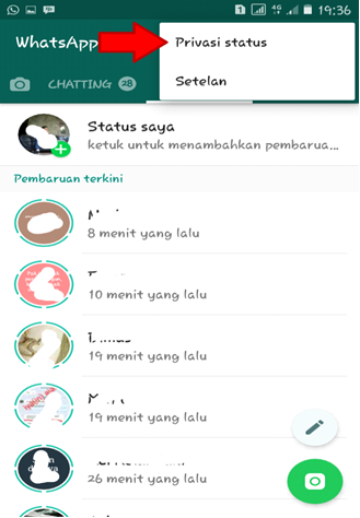 Privasi Status Whatsapp Privasi Status Whatsapp