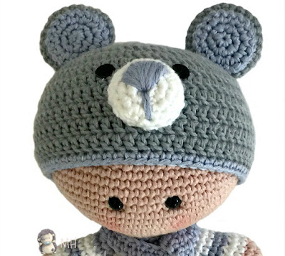 Muñeco yoyo osito amigurumi