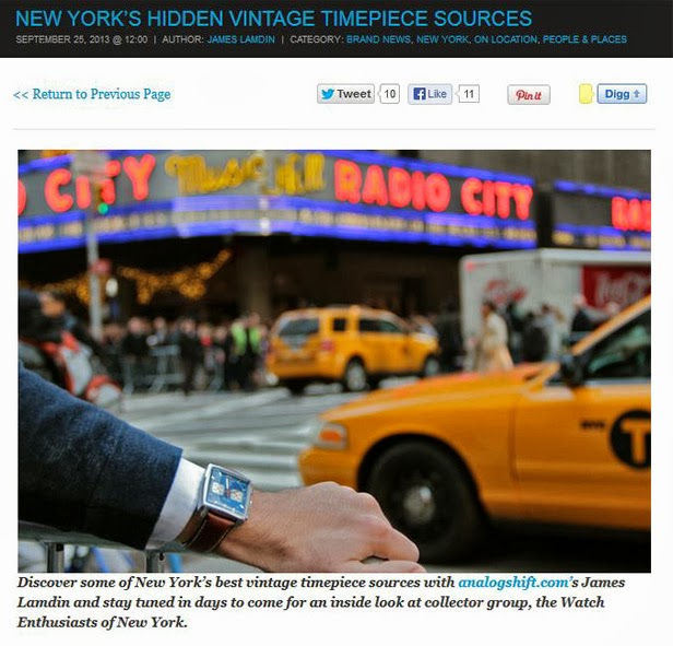 Discover one of New York's Hidden Vintage Watch Stores!