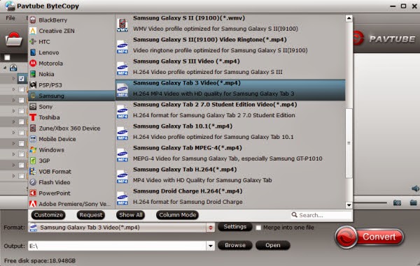 Galaxy Tab S 10.5 best format Galaxy Tab S 10.5 best format