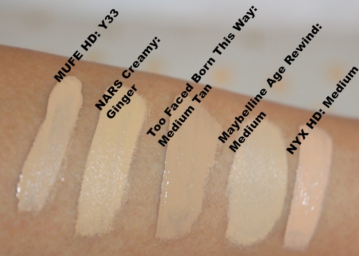 too faced born this way concealer swatches review samantha jane