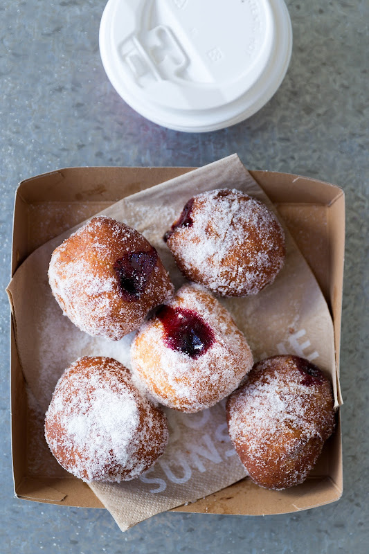 Milk and Honey Old Fashioned Jam Doughnuts