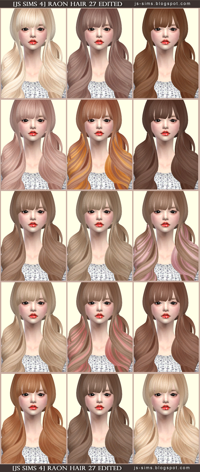 ddlc cc sims 4 hair