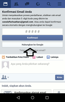 cara verifikasi facebook