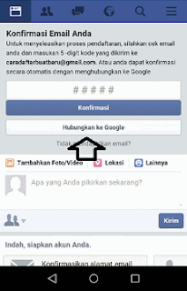 cara verifikasi facebook