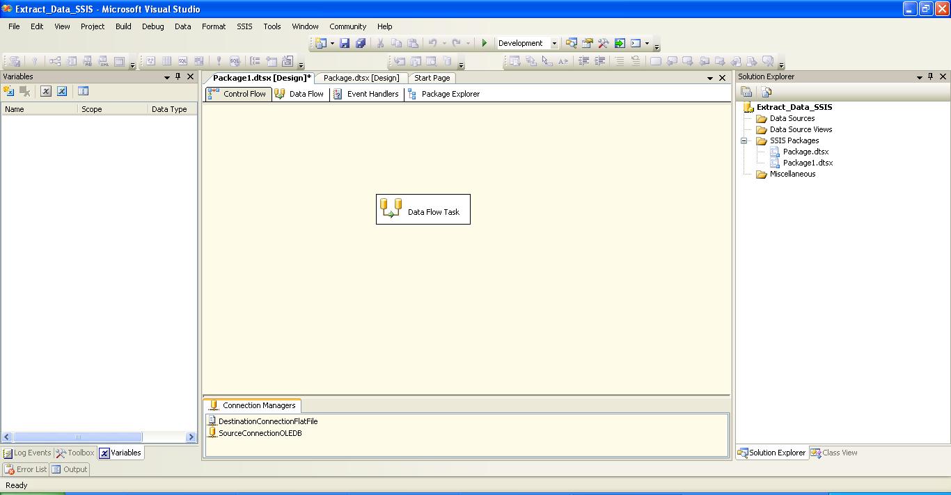 SSIS Tutorial for the Beginners