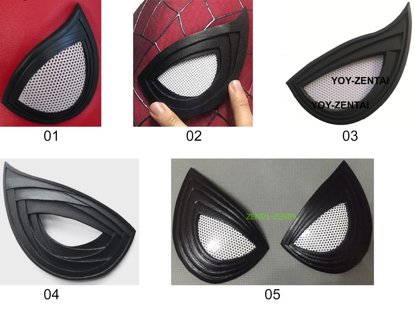 Spiderman Lenses Template