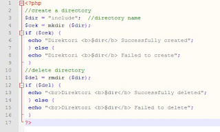 How to Delete Directory Using PHP