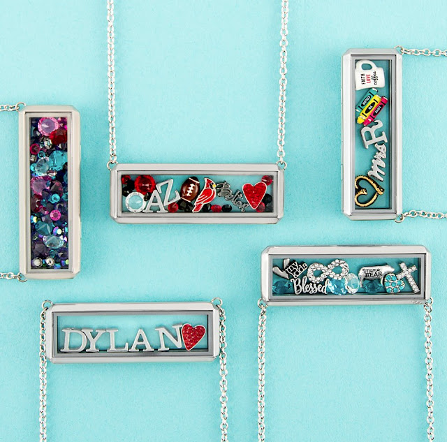  Origami Owl Silver Bar Living Locket available at StoriedCharms.com
