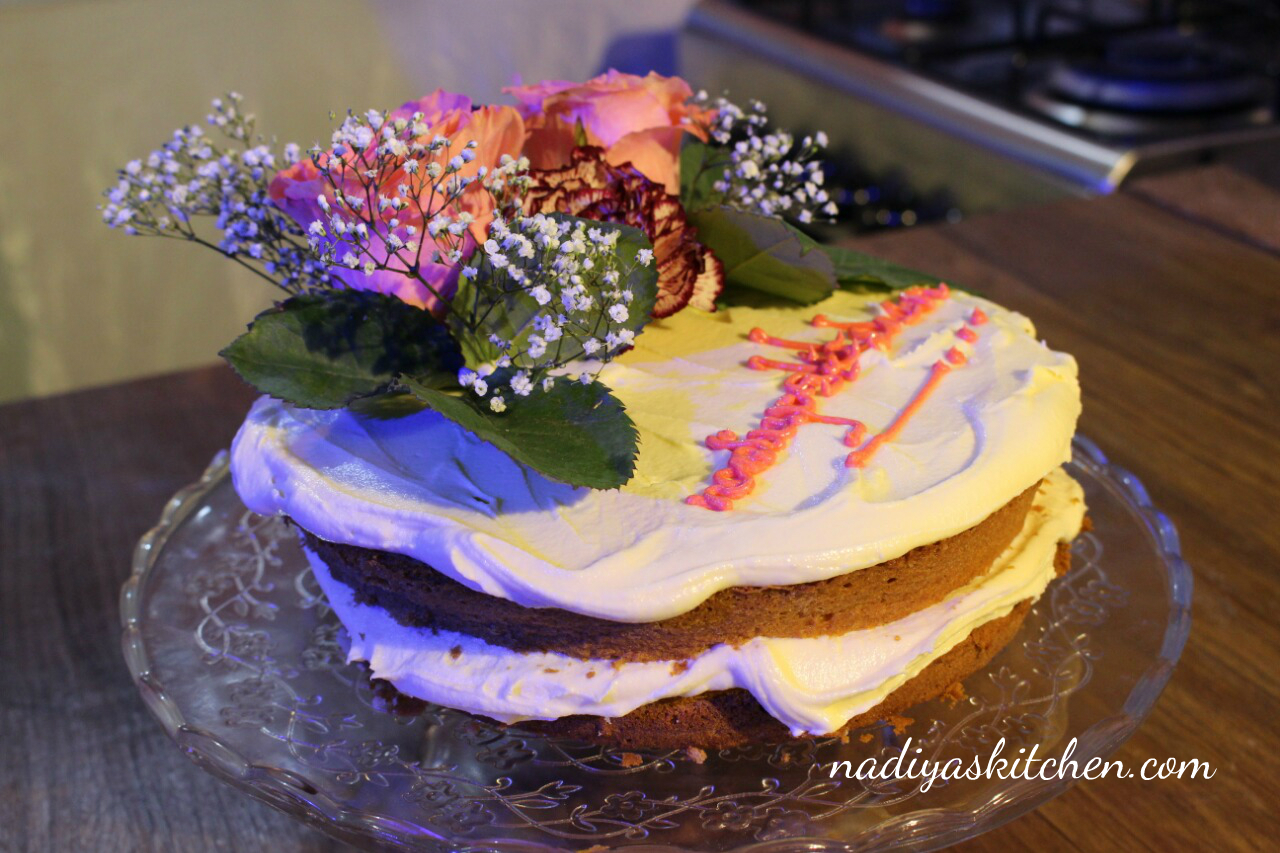Nadiya's Tastes Of Maldives Butter Cake with Butter Cream Icing and