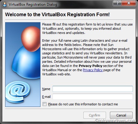 Тест windows 7. Sun VIRTUALBOX. Reg Box. Origin's Registration dialog Box.