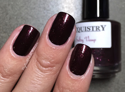 Lacquistry Nail Polish Vamps Group Customs; Sultry Vamp