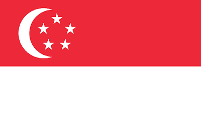 Logo Gambar Bendera Negara Singapura PNG JPG ukuran 400 px