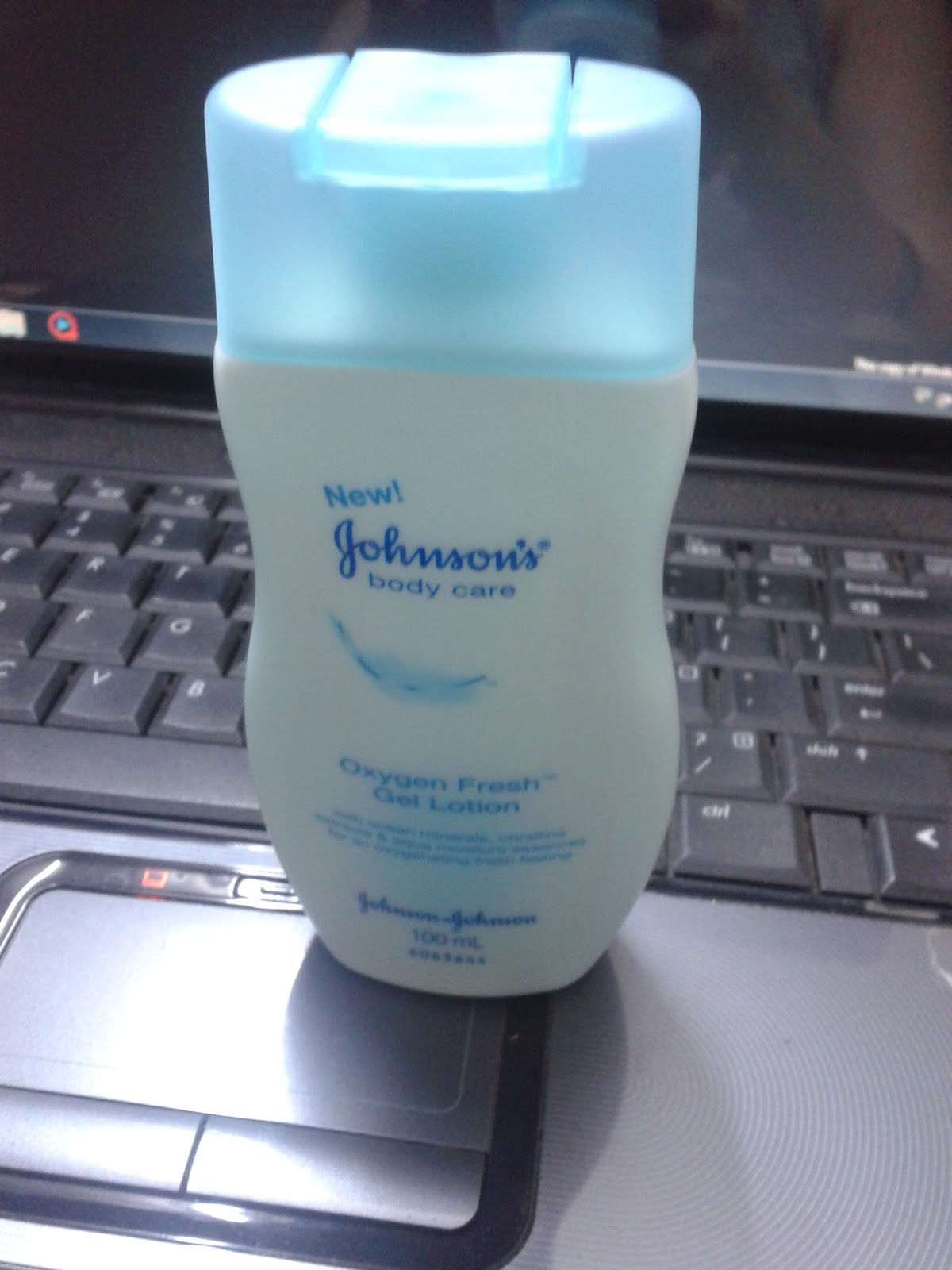 Pretty Life Review Johnson Body Care Oxygen Fresh Gel Lotion