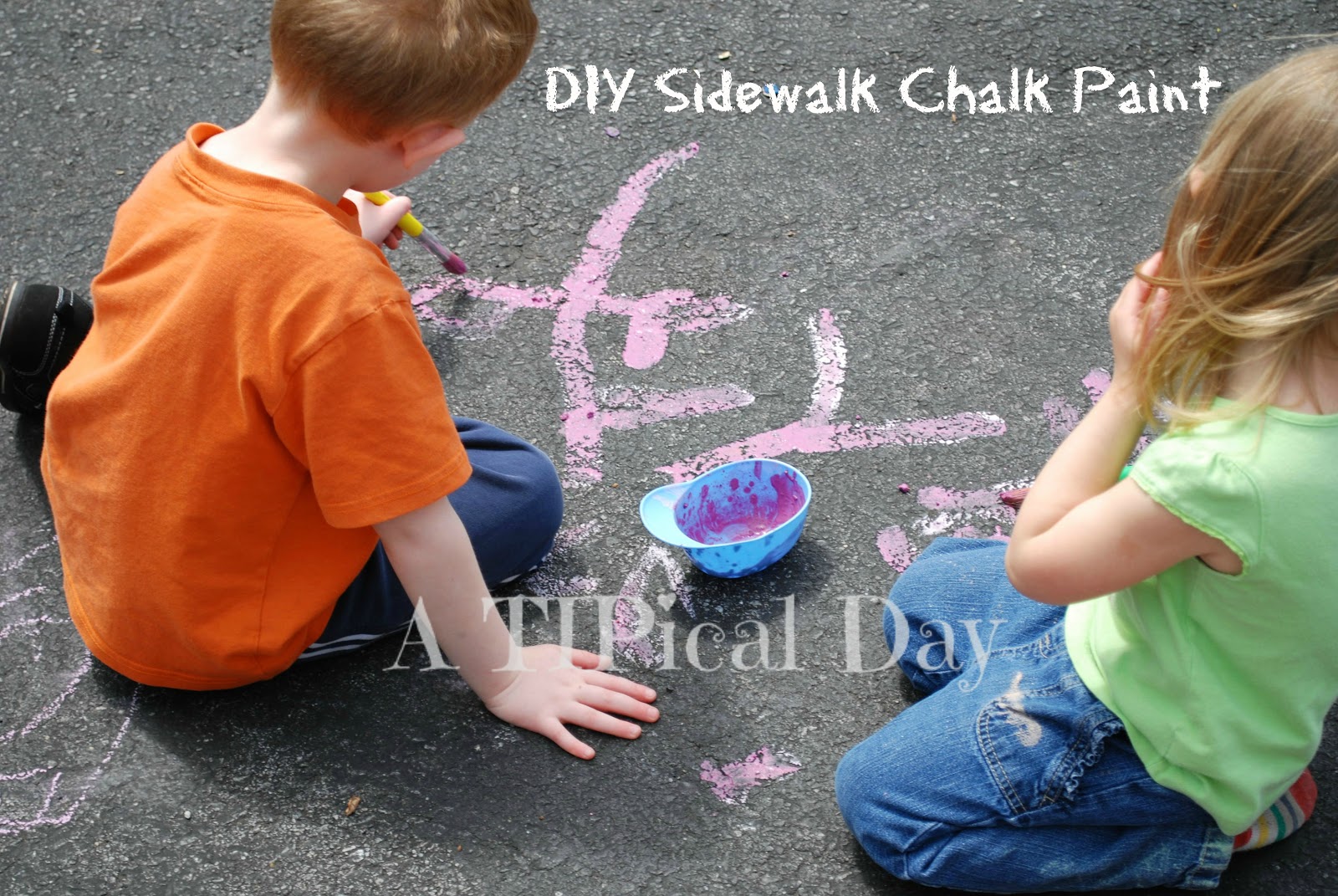 Easy DIY Sidewalk Chalk Paint A TIPical Day