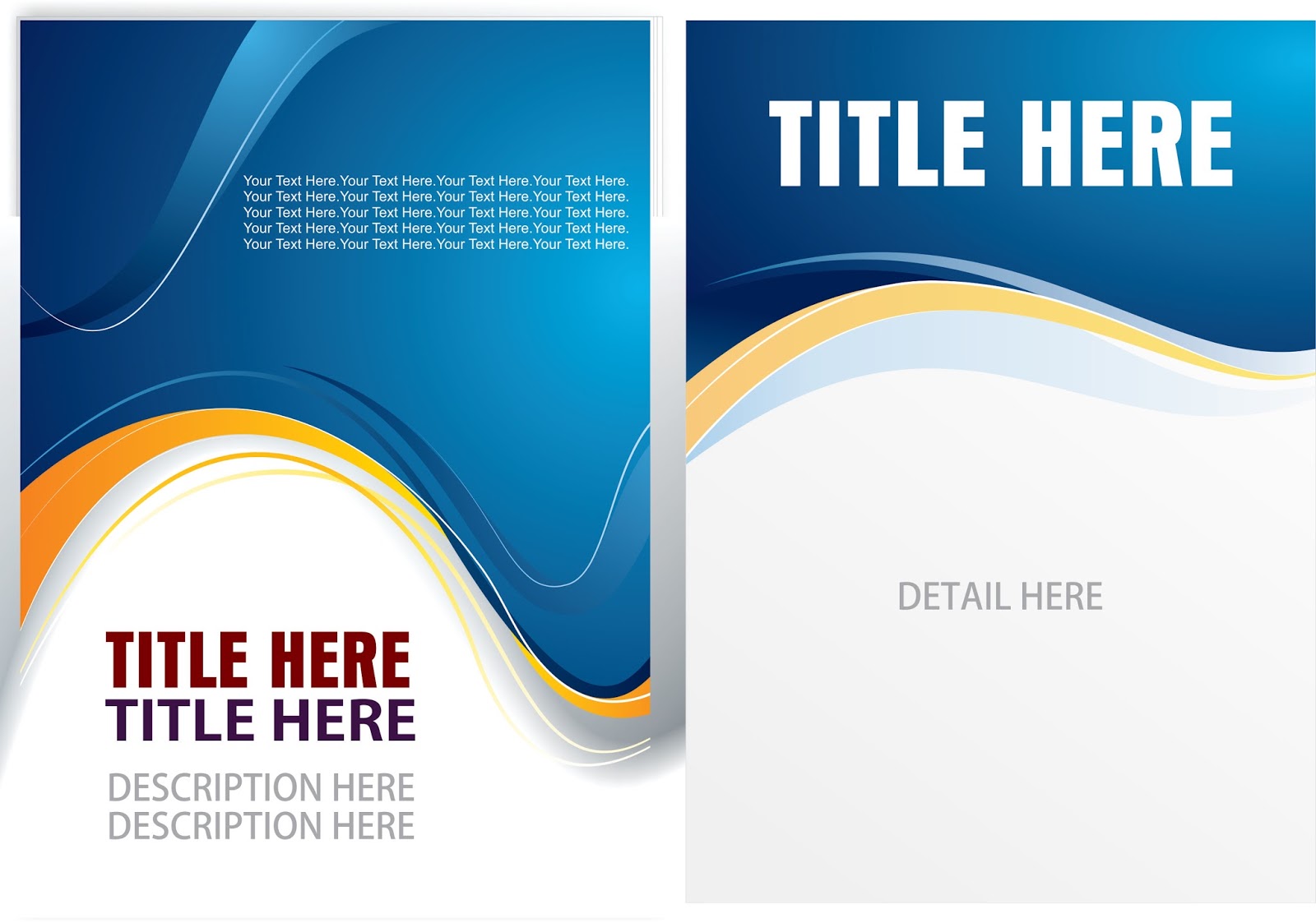 book cover page design