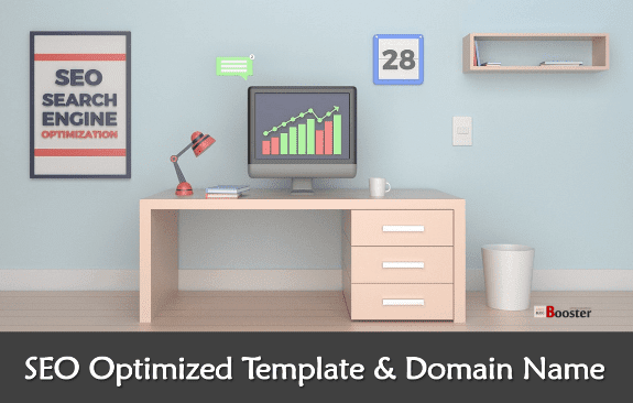 SEO Optimized Template and Domain Name