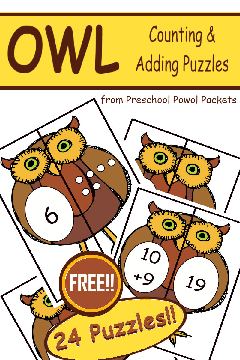 Owl Activities for a Owl Preschool Theme | Preschool Powol Packets