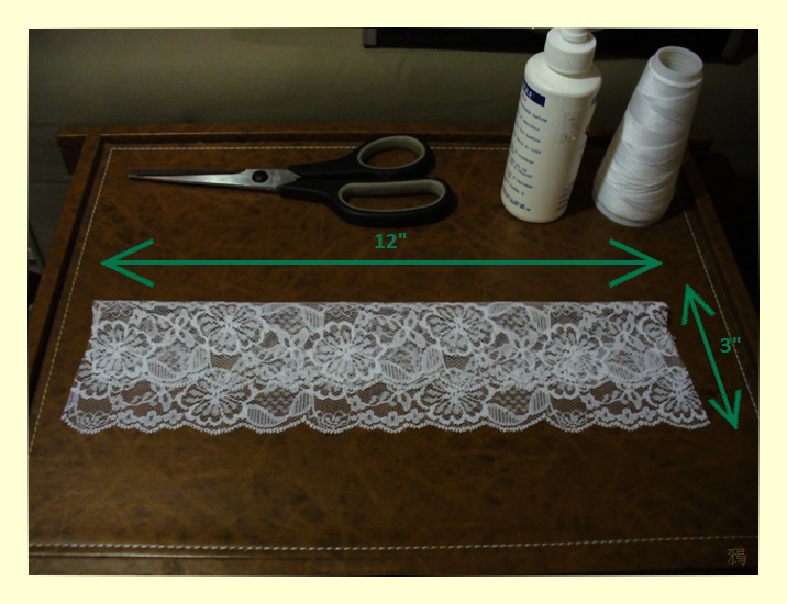 鴉と真珠 Victorian Jabot Tutorial 1 (Lace/Ruffled Ascot)