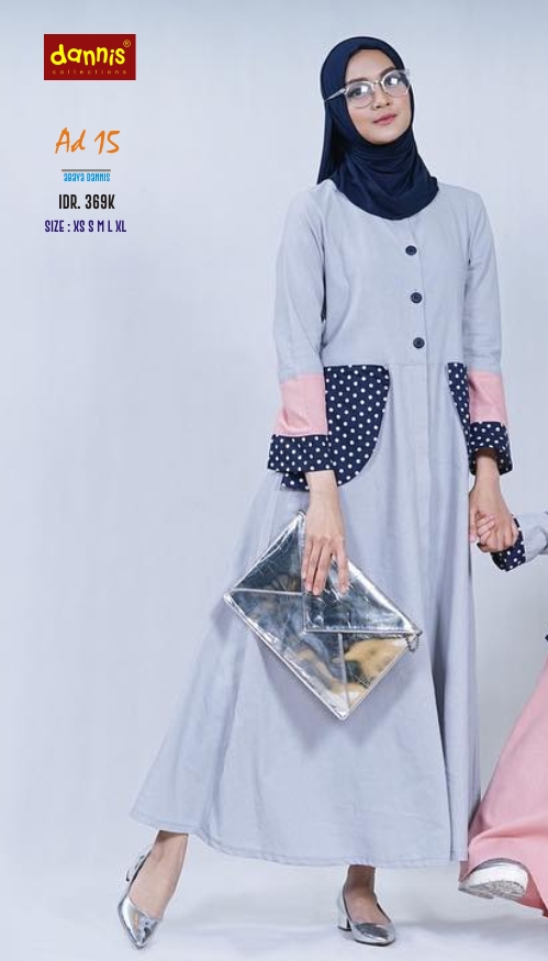 KOLEKSI GAMIS ABAYA DANNIS TERBARU AD 15