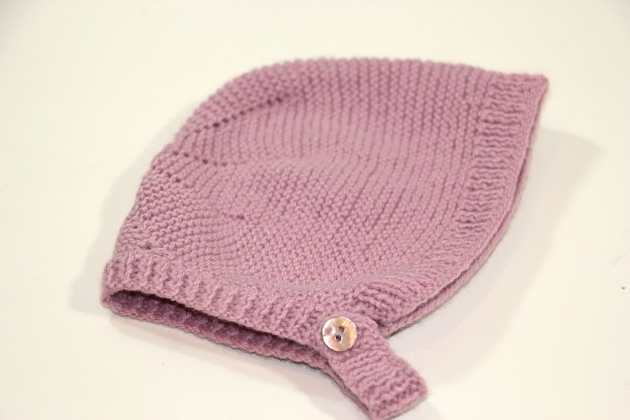 DIY Tejer Bebé: Cómo hacer capota de punto con dos agujas