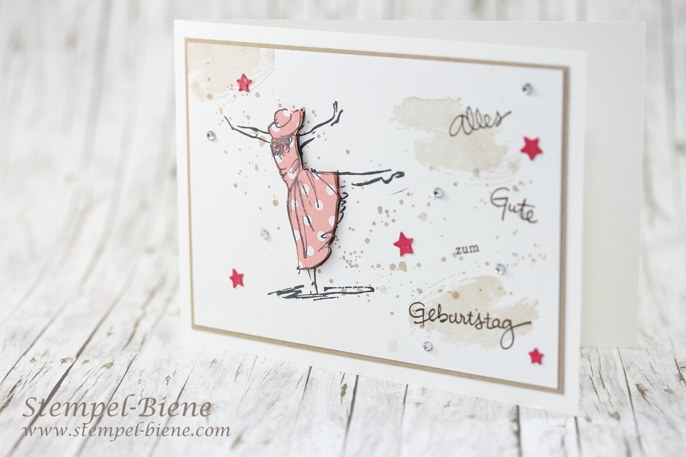 Stempel Biene Geburtstagskarte Mit Stil