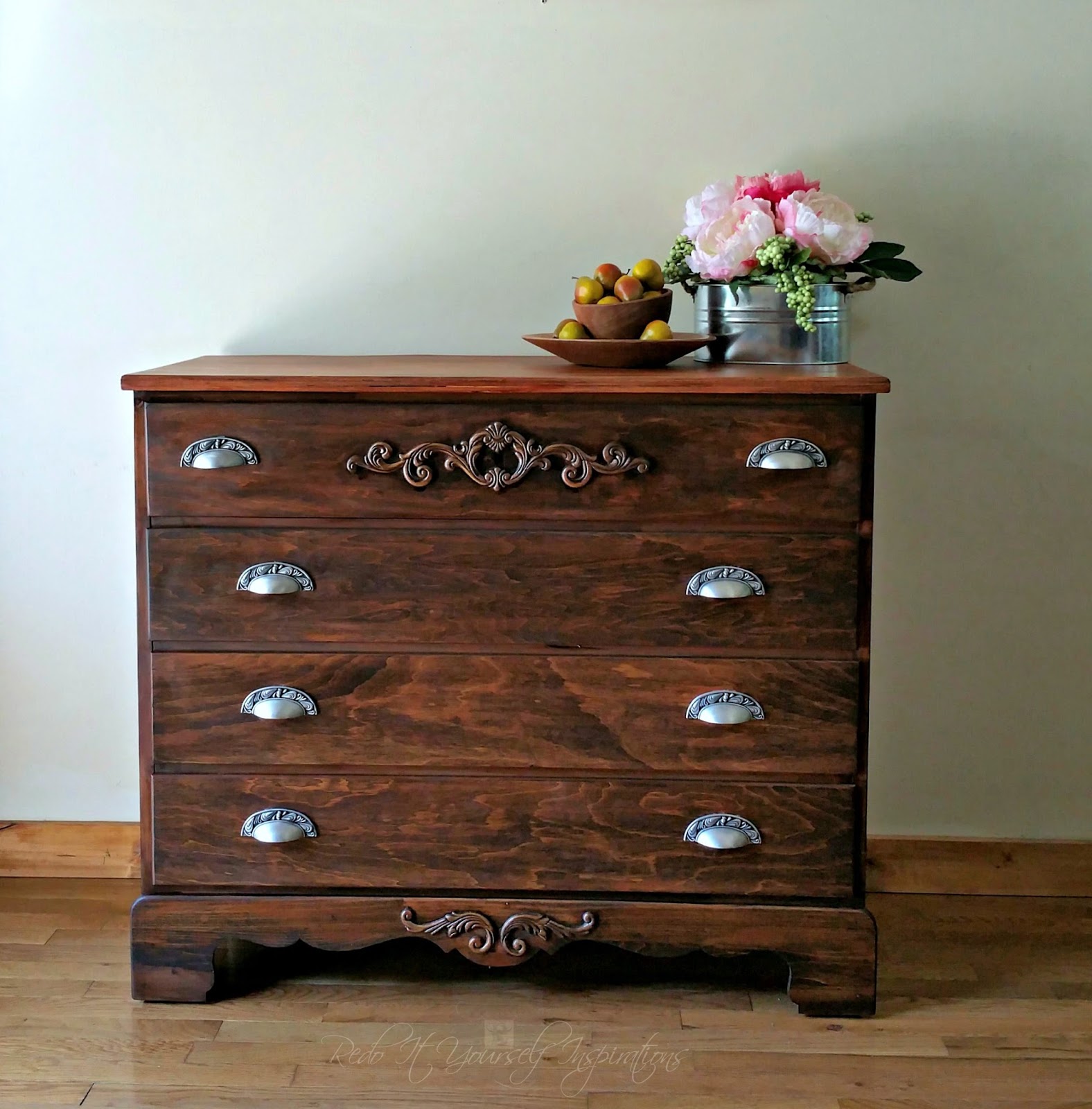 Plain to Classy Antique Chest of Drawers Redo Redo It Yourself