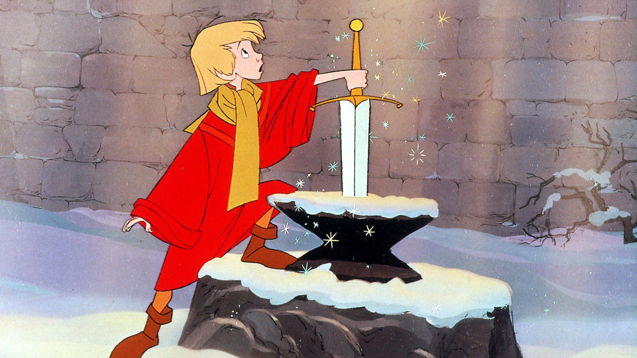 LA SPADA NELLA ROCCIA The Sword in the Stone Walt Disney