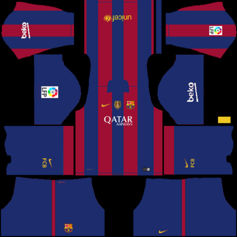 barcelona kit dream league soccer 2016